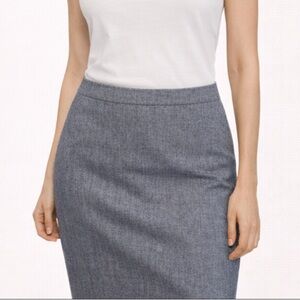 Banana Republic Gray Pencil Skirt